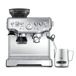 Produktbild: Sage - The Barista Express - Manuelles Tampen Bohnenkaffeemaschine mit Milchaufschäumung, Gebürsteter Edelstahl
