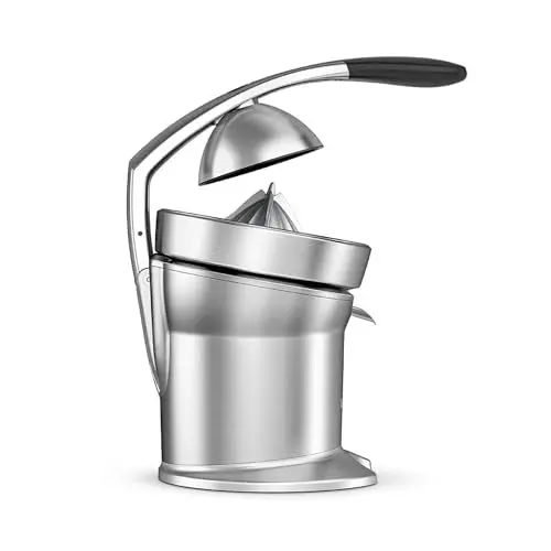 Produktbild: Sage - The Citrus Press Pro - Elektrische Zitruspresse - Saftpresse mit Tropfstopp-Ausguss und Einfach zu Reinigendem Kegel - Gebürstetes Aluminium