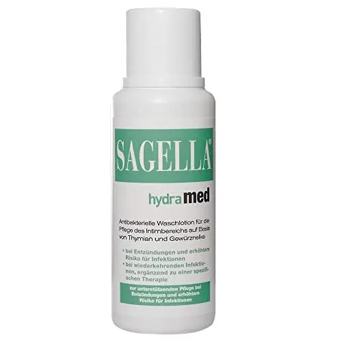 Produktbild: SAGELLA hydramed: Antibakterielle Waschlotion für den Intimbereich, Intimpflege bei Entzündungen und erhöhtem Infektionsrisiko, 250 ml