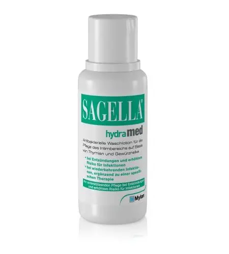 Produktbild: Sagella® Hydramed Intimwaschlotion, für Frauen in allen Lebensphasen mit erhöhtem Infektionsrisiko 500 ml