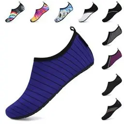 Produktbild: SAGUARO Badeschuhe Damen Wasserschuhe Herren Atmungsaktiv Strandschuhe Aquaschuhe Frauen Surfschuhe Männer Sommer Strand Garten Wassersport Surfen Azur 36/37