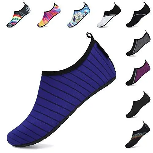 Produktbild: SAGUARO Badeschuhe Damen Wasserschuhe Herren Atmungsaktiv Strandschuhe Aquaschuhe Frauen Surfschuhe Männer Sommer Strand Garten Wassersport Surfen Azur 36/37