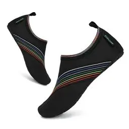 Produktbild: SAGUARO Badeschuhe Damen Wasserschuhe Herren Leichte Schwimmschuhe rutschfest Strandschuhe Schnelltrocknend Aquaschuhe Atmungsaktiv, Tinte 38/39EU