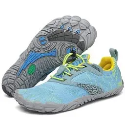 Produktbild: SAGUARO Damen Barfußschuhe Strandschuhe Unisex Wasserschuhe Trainingsschuhe Herren Outdoor & Indoor Atmungsaktiv Surfschuhe rutschfest Badeschuhe Frauen Fahrradschuhe Männer Leicht Türkis 39 EU