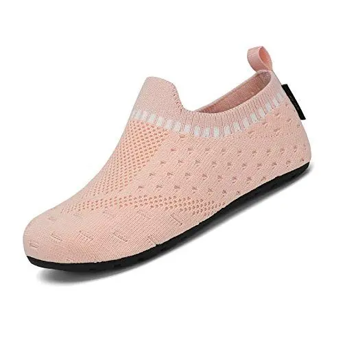 Produktbild: SAGUARO Hausschuhe Kinder Mädchen Hüttenschuhe Leichte Atmungsaktiv Pantoffeln Pink 18/19 EU