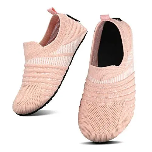 Produktbild: SAGUARO Mädchen Hausschuhe Kinder Pantoffeln Jungen Slippers rutschfest Yoga Kleinkinder Schuhe Unisex-Baby Indoor Weich Walkingschuhe Hüttenschuhe Pink 34/35 EU