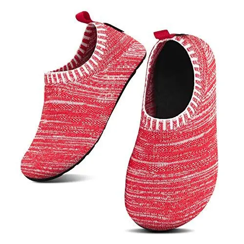 Produktbild: SAGUARO Mädchen Hausschuhe Kinder Pantoffeln Jungen Slippers rutschfest Yoga Kleinkinder Schuhe Unisex-Baby Indoor Weich Walkingschuhe Hüttenschuhe Rosa 20/21 EU