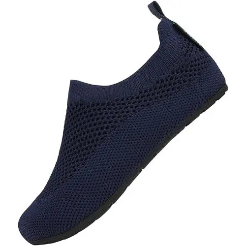 Produktbild: SAGUARO Hausschuhe Leicht rutschfest Pantoffeln Atmungsaktives Slippers für Jungen Mädchen Kleinkinder, Kinder Dunkelblau 22/23