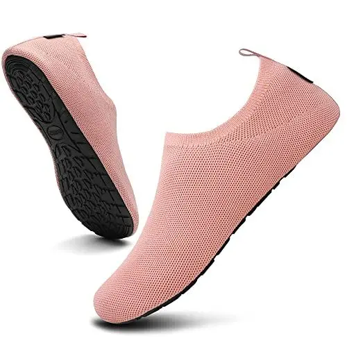 Produktbild: Saguaro Hausschuhe Damen Herren Rutschfes Atmungsaktiv Pantoffeln Unisex Bequem Slippers, Sport Rosa 44/45
