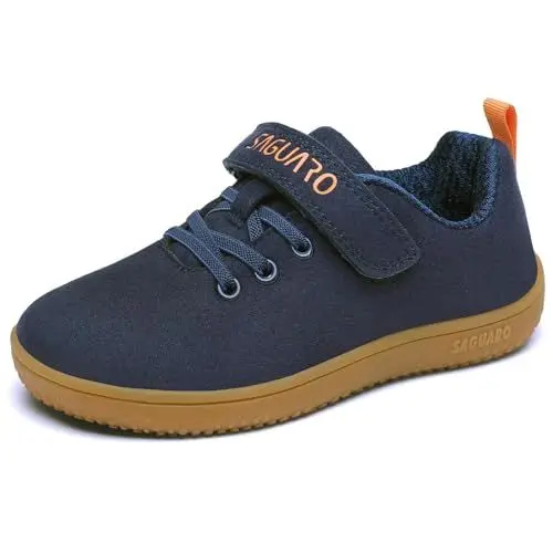 Produktbild: SAGUARO Unisex Barfuß Sneaker Kinder Outdoor Sport Schuhe Atmungsaktiv Wanderschuhe 34