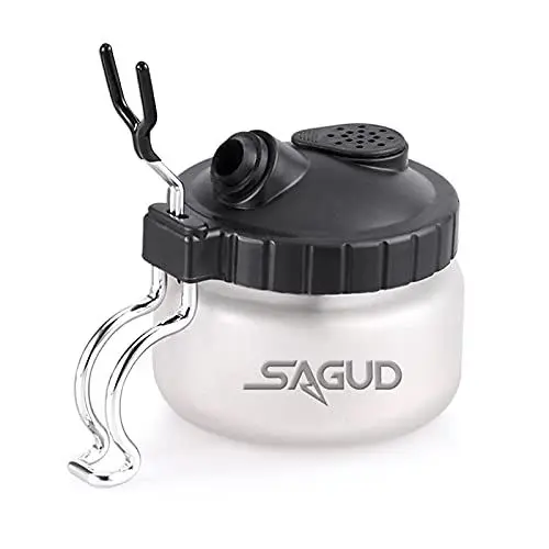 Produktbild: Sagud Airbrush Reinigungstopf Starkes Airbrush clean Pot Air Brush Reinigungs Station Airbrush Halterung