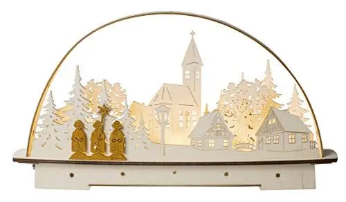Produktbild: Saico LB1904 Lichterbogen, Holz, farbig, groß