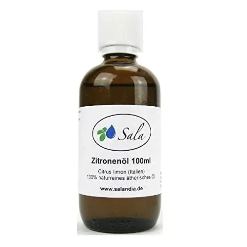 Produktbild: Sala Zitronenöl ätherisches Öl naturrein (100 ml Glasflasche)