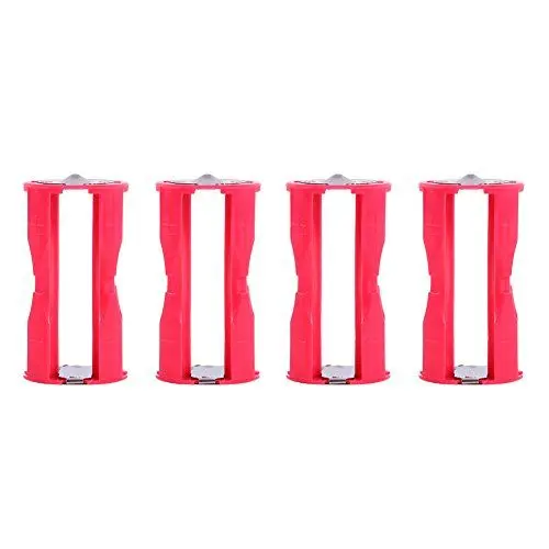 Produktbild: SALALIS 4Pcs AAA zu C Batterieadapter batterieadapter aa auf c Tragbarer Parallelbatteriekonverter Adapter, Batteriekonverter Adapter Batteriepack, für Batterien & Ladegeräte-Sets