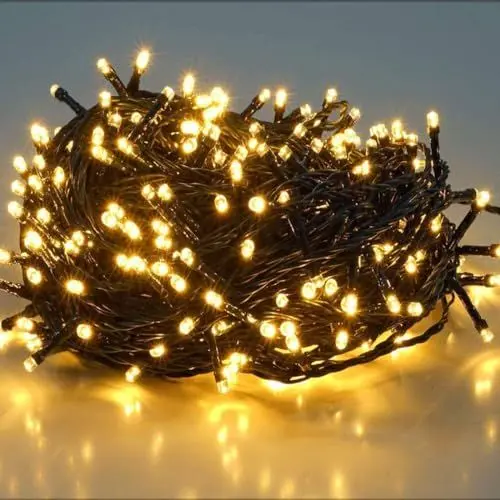 Produktbild: SALCAR 10m 150er LED Lichterkette Weihnachten Außen Innen, 31V Christbaumbeleuchtung Weihnachtsbeleuchtung mit 8 Modi und Memory-Funktion, Warmweiß
