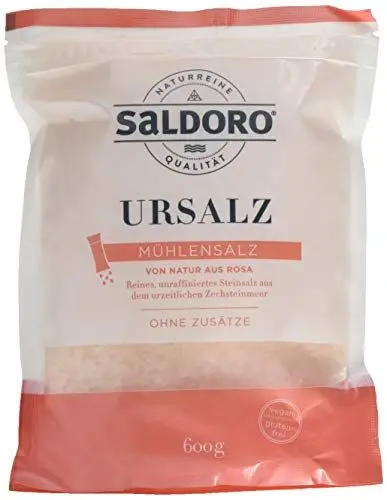 Produktbild: SALDORO Ursalz Mühlensalz Rosa, 8er Pack (8 x 600 g)