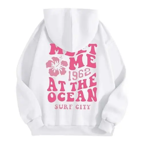 Produktbild: Sale Angebote Hoodie Damen Alternativ Jacke Mit Kapuze Damen Sweatjacke Damen Grosse Groessen 56 White Pullover Women Cardigan Oversize Damen Damen Sale Marken Blitzangebote