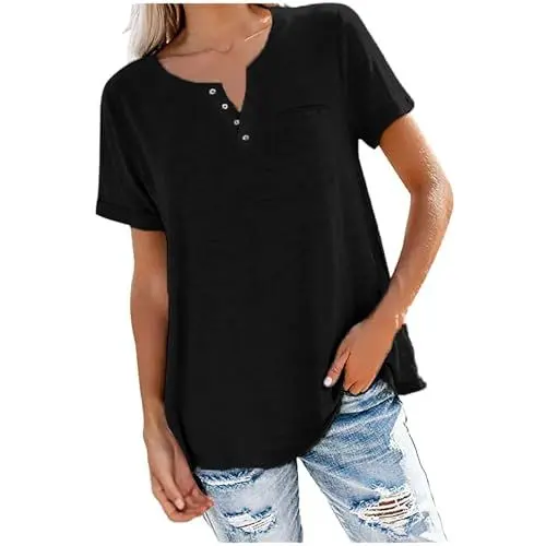 Produktbild: Sale Angebote Damen Blusen Fruehling Damen Tshirt Sommer Locker Damenmode Große Größen Schwarzlicht Shirt Damen Schmetterling Top Damen Cordblusen Für Damen Damenbekleidung Sale Sommer