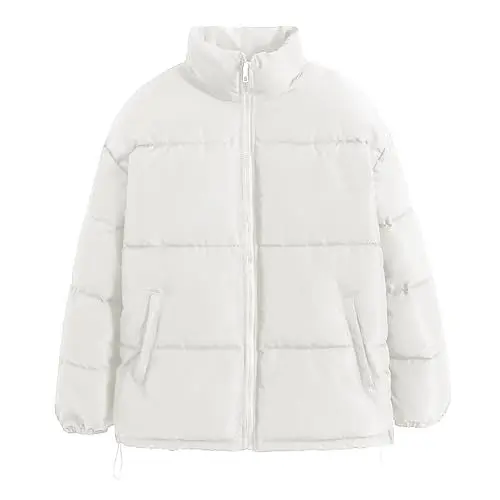 Produktbild: sale angebote mantel damen beige steppweste damen leichte fleecejacke damen damen jacke herbst winter kapuzenjacke damen gefütterte fleecejacke damen leichter steppmantel damen übergang lang