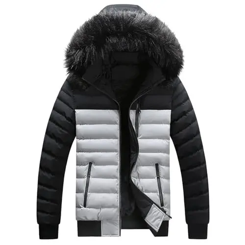 Produktbild: black friday 2024 angebote winterjacke jungs beheizte jacke winterjacke herren 6xl übergröße army jacke herren polo herren jacke mantel schwarz softshell jacke herren