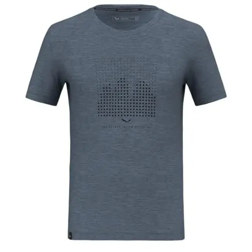 Produktbild: Salewa Eagle Dotted Mountain Merino T-Shirt Men, Java Blue, XL