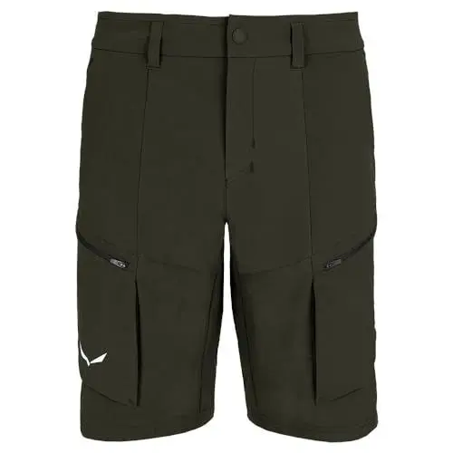 Produktbild: Salewa Herren Puez Durastretch Cargo Shorts Mens Kurze Hose, Dark Olive, L EU