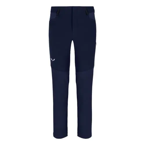 Produktbild: Salewa M Agner Durastrech Pant Blau - Strapazierfähige atmungsaktive Herren Softshell Kletterhose, Größe L - Farbe Navy