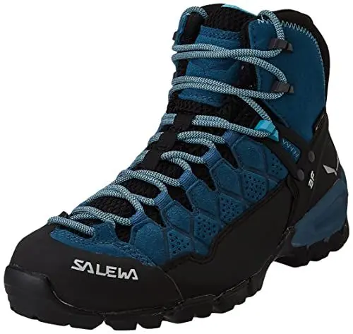 Produktbild: Salewa Alp Trainer Mid Gore-Tex Damenwanderstiefel, Schwarz, 6.5
