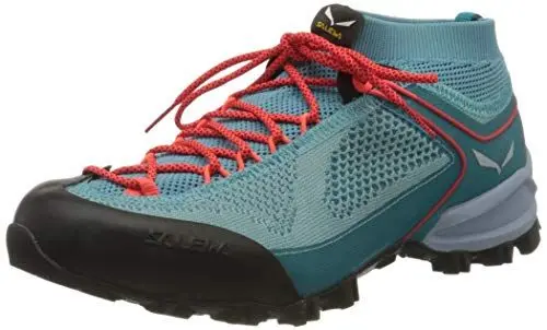 Produktbild: Salewa WS Alpenviolet Knitted Damen Trekking- & Wanderstiefel, Blau (Canal Blue/Ocean), 37 EU