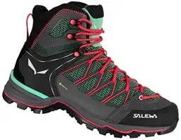 Produktbild: Salewa WS Mountain Trainer Lite Mid Gore-TEX Damen Trekking- & Wanderstiefel, Grün (Feld Green/Fluo Coral), 40 EU