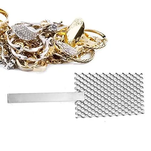 Produktbild: Salmue Platinierte Titan-Mesh-Schmuckherstellung Überzugstool mit Griff, Titan-Mesh Platinierte Anode Rhodium Palladium-Schmucküberzug Plater-Juwelier-Werkzeugteile (02)