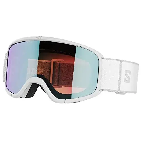 Produktbild: Salomon Aksium 20 S Photochrome Unisex-Brille Ski Snowboarden, Tolle Passform und Komfort, Haltbarkeit und Automatisch Optimierte Sicht, Weiß, Einheitsgröße