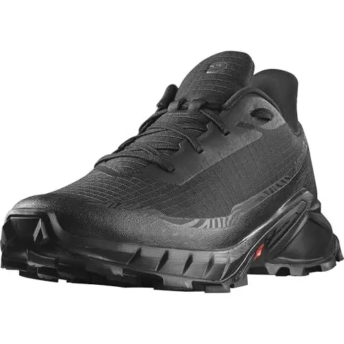 Produktbild: Salomon Alphacross 5 Herren Trail-Laufschuhe, Starker Grip, Anhaltender Komfort, Vielseitige Performance, Black, 48