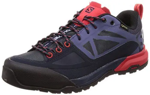 Produktbild: Salomon Damen X Alp Spry GTX W Trekking-& Wanderhalbschuhe, Grau (Graphite/Crown Blue/Poppy Red 000), 36 EU