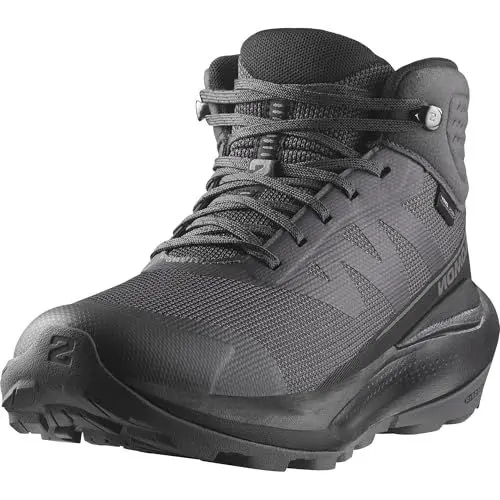 Produktbild: Salomon Elixir Tour Mid Waterproof Women's Hiking Shoes, Optimal Comfort, Soft Ride, and Weatherproof, Asphalt, 8