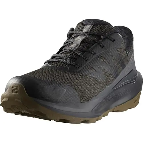 Produktbild: Salomon Elixir Tour wasserdichte Herren Wanderschuhe, Optimaler Komfort, Angenehmes Laufgefühl, Wetterfest, Black, 46