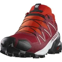 Produktbild: Salomon Herren Speedcross Gore-tex Trailrunning-Schuhe, Red Dahlia White Black, 47 1/3 EU
