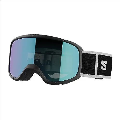 Produktbild: Salomon Lumi Kinder-Brille Ski Snowboarden, Kinderfreundliche Passform und Komfort, Reduzierung von Augenermüdung und Blendung sowie Haltbarkeit, Schwarz, Einheitsgröße