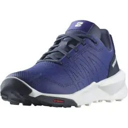 Produktbild: Salomon Patrol Play Unisex Kids Hiking & Running Shoes, Versatile Protection, Lightweight Comfort, and All-Terrain Grip, Blue Print, 13-K