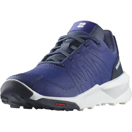 Produktbild: Salomon Patrol Play Unisex Kids Hiking & Running Shoes, Versatile Protection, Lightweight Comfort, and All-Terrain Grip, Blue Print, 13-K