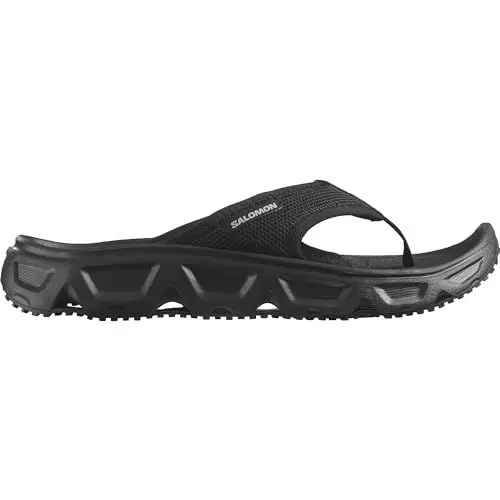 Produktbild: Salomon Herren Reelax Break 6.0 Slipper, Black Black Alloy, 42 2/3 EU