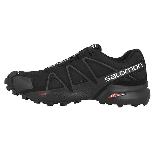 Produktbild: Salomon Speedcross 4 Damen Trailrunning-Schuhe, Aggressiver Grip, Präziser Fußhalt, Leichtgewichtiger Schutz, Black, 39 1/3