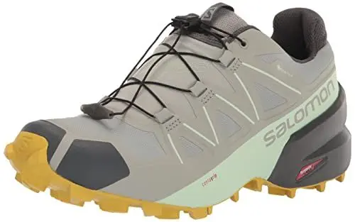 Produktbild: Salomon Speedcross 5 Gore-Tex Damen Trail Running Wasserdichte Schuhe, Wetterschutz, Aggressiver Grip, Präzise Passform, Wrought Iron, 38