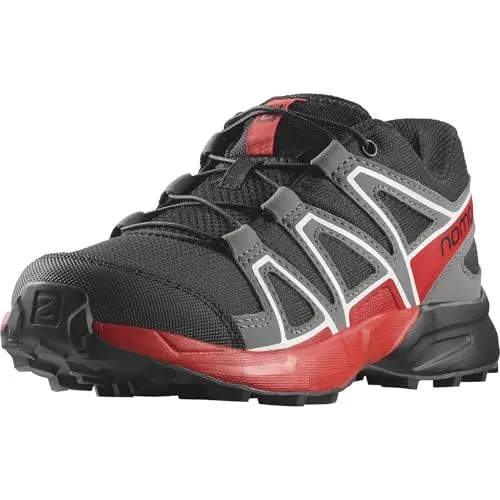 Produktbild: Salomon Speedcross Unisex Kids Hiking & Running Shoes, Precise fit, Grip, and Practical comfort, Black, 13-K