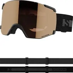 Produktbild: Salomon S/view Access Unisex-Brille Ski Snowboarden, Erweitertes Sichtfeld, Augenermüdung und Blendreduzierung und kein Beschlagen mehr, Schwarz, Einheitsgröße