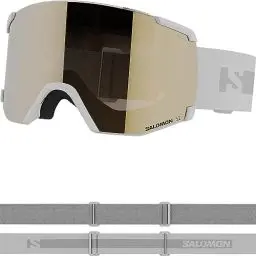 Produktbild: Salomon S/view Access Unisex-Brille Ski Snowboarden, Erweitertes Sichtfeld, Reduzierung der Augenermüdung und Blendung, kein Beschlagen mehr, Weiß, Einheitsgröße