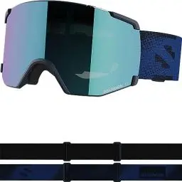 Produktbild: Salomon S/view Unisex-Brille Ski Snowboarden, Erweitertes Sichtfeld, Sehschärfe und Blendungsreduzierung und kein Beschlagen mehr, Blau, Einheitsgröße
