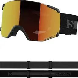 Produktbild: Salomon S/view Unisex-Brille Ski Snowboarden, Erweitertes Sichtfeld, Sehschärfe und Blendungsreduzierung und kein Beschlagen mehr, Schwarz, Einheitsgröße
