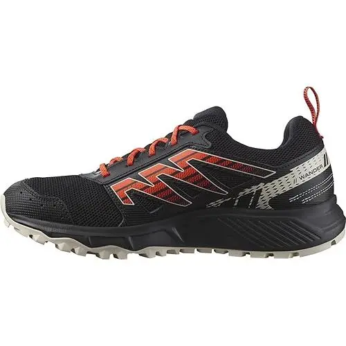 Produktbild: Salomon Wander Herren Trailrunningschuhe, Outdoor-bereit, Komfort durch Dämpfung, Sicherer Fußhalt, Black, 40