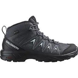 Produktbild: Salomon X Braze Mid Gore-Tex Damen Wander Wasserdichte Schuhe, Hiking-Basics, Sportliches Design, Vielseitiger Einsatz, Ebony, 39 1/3